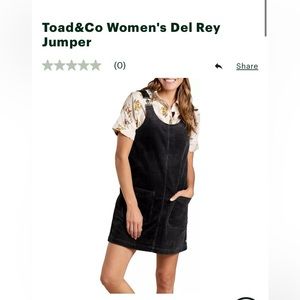 NWT Toad & Co Del Ray Jumper - women’s L